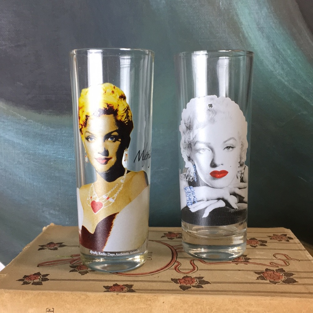 Marilyn Monroe Shot Glasses Set of 2
